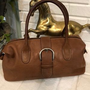 Brown Leather Valerie Stevens bag